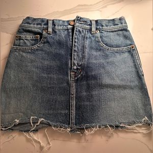 Saint Laurent - Authenticated denim skirt Size XS